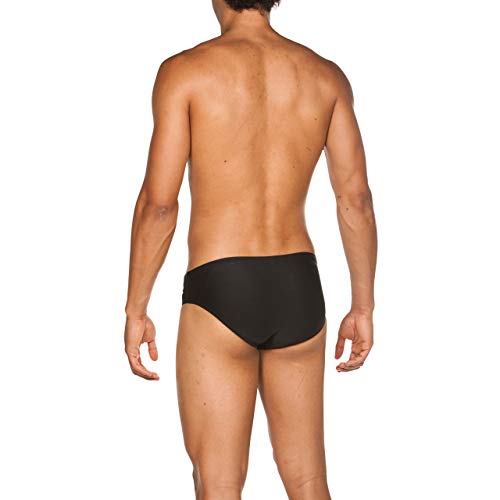 Arena M Brief Bañador Slip Hombre Serome EVO, Black-White, 90