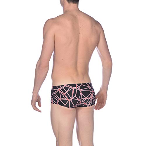 ARENA M Carbonics Pro Low Waist Short Bañador Corto De Tiro Bajo Hombre Carbonics Pro, Hombre, Black-Red, 90