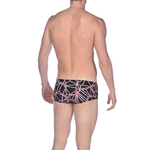 ARENA M Carbonics Pro Low Waist Short Bañador Corto De Tiro Bajo Hombre Carbonics Pro, Hombre, Black-Red, 90
