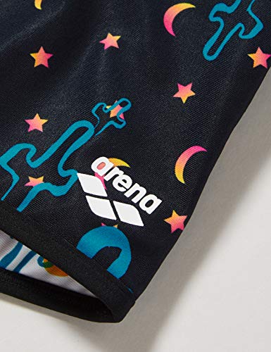 ARENA M Low Waist Short Bañador Corto De Tiro Bajo Hombre Sunset Reversible, Turquoise-Multi, 80