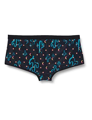 ARENA M Low Waist Short Bañador Corto De Tiro Bajo Hombre Sunset Reversible, Turquoise-Multi, 80