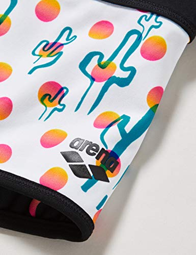 ARENA M Low Waist Short Bañador Corto De Tiro Bajo Hombre Sunset Reversible, Turquoise-Multi, 80