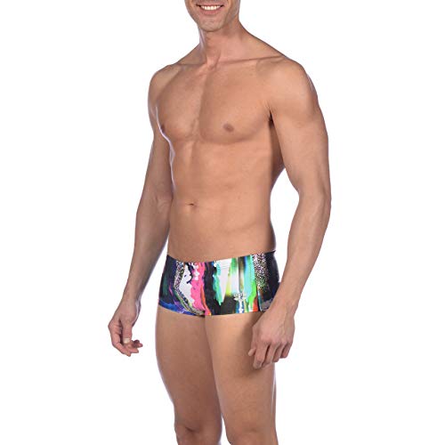 Arena M Low Waist Short Bañador Corto De Tiro Bajo Hombre Vivid, Pink-Multi, 75