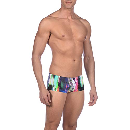 Arena M Low Waist Short Bañador Corto De Tiro Bajo Hombre Vivid, Pink-Multi, 75