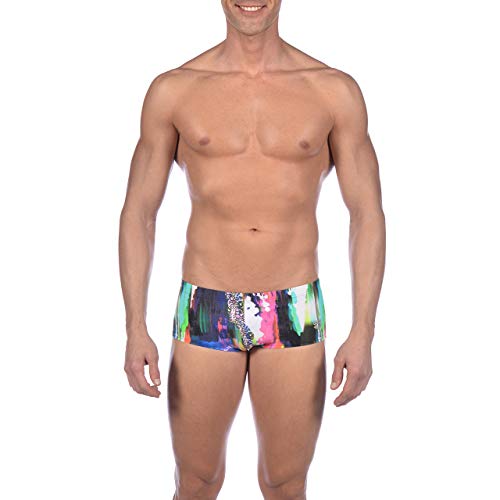 Arena M Low Waist Short Bañador Corto De Tiro Bajo Hombre Vivid, Pink-Multi, 75