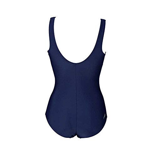Arena Melby, Bañador para Mujer, Azul (Navy/Yellow Sta), 50 DE