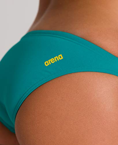 ARENA Real Brief Braguitas De Bikini Mujer Rulebreaker Real, Mujer, Persian Green-Yellow Star, XS