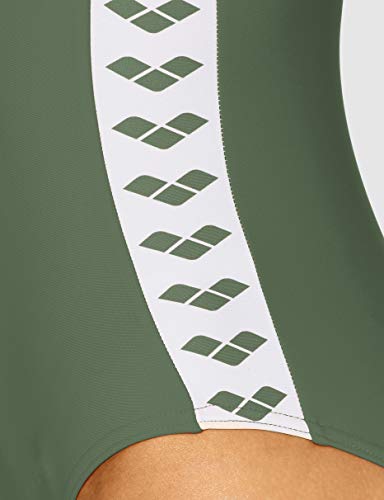 ARENA Team Fit - Bañador Deportivo para Mujer, Mujer, 001610, Militar, 42