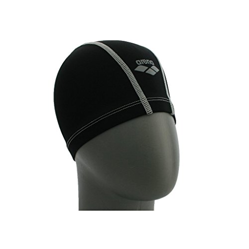 ARENA Unix Gorro de Natación, Unisex Adulto, Negro, Talla Única