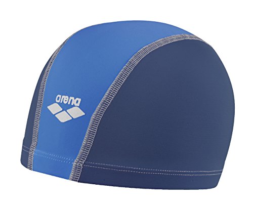 Arena Unix Jr Gorro de Natación, Unisex Adulto, Azul (Denim/eolian), 6-12 años