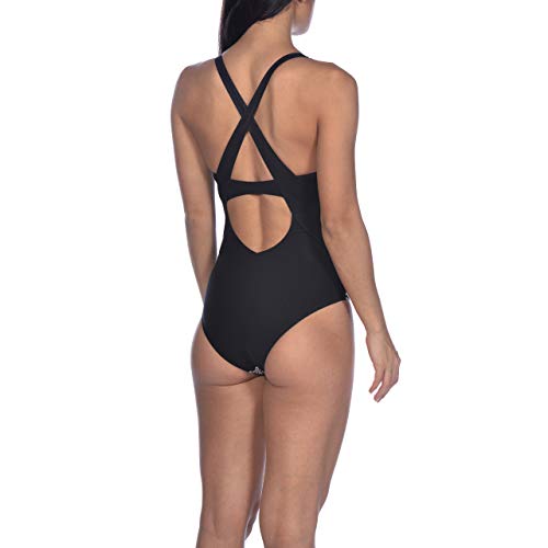 Arena W Cradle Back One Piece Bañador Bodylift Mujer Viola Copa B, Black, 42