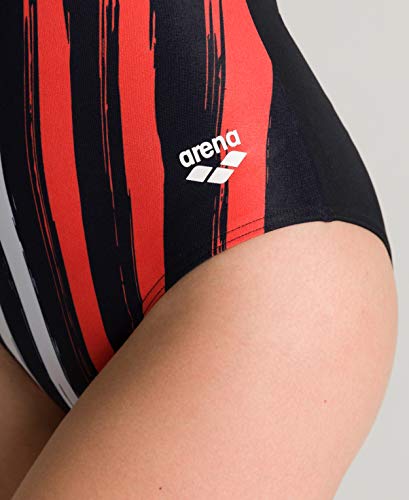 ARENA W Light Drop Back One Piece Bañador Deportivo Mujer Country Flags, Italy Flag, 42