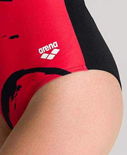 ARENA W Light Drop Back One Piece Bañador Deportivo Mujer Country Flags, Japan Flag, 42