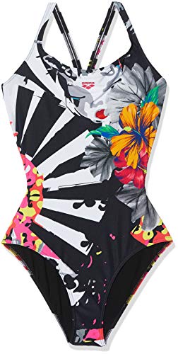 ARENA W One Akina Swim Pro One Piece Bañador Deportivo Mujer One Akina, Mujer, Multi-Black, 42