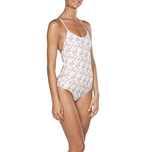 ARENA W One Piece Twist Back - Bañador para Mujer, Mujer, 001675, Blanc-Muticolor, XXS (Talla del Fabricante: 36)