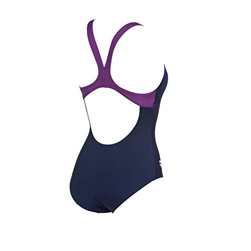 ARENA W Optical Waves Swim Pro Back One Piece Bañador Deportivo Mujer Optical Waves, Mujer, Navy-provenza, 46