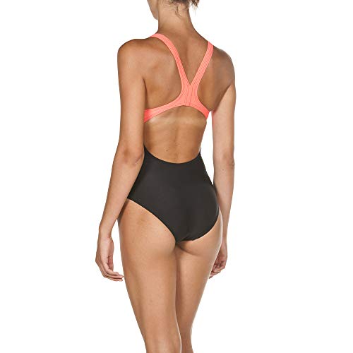 arena W Roy Swim Pro Back One Piece - Bañador para mujer, Mujer, 001638, negro-rose, FR: S ( 40)