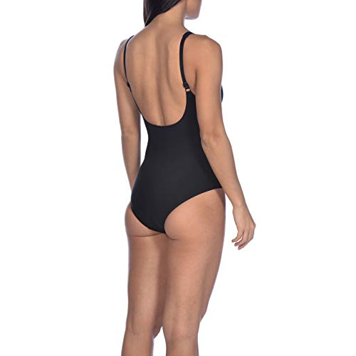 Arena W U Back One Piece Bañador Bodylift Mujer Dana Copa B, Black-Rose Violet, 50