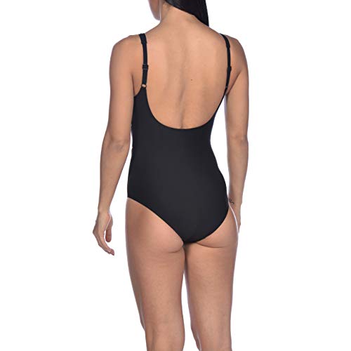 Arena W U Back One Piece Bañador Bodylift Mujer Dana Copa B, Black-White, 44