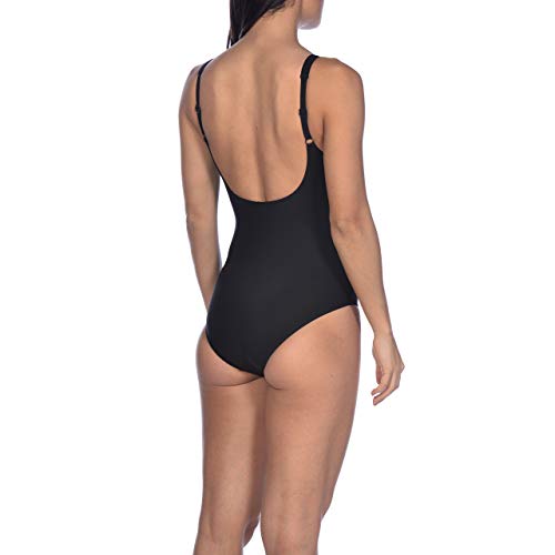 Arena W U Back One Piece Bañador Bodylift Mujer Dana Copa B, Black-White, 44