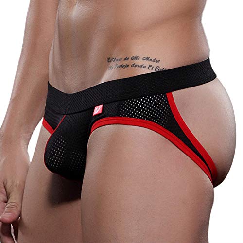 Arjen Kroos Jockstrap Suspensorio Sexy Tanga para Hombre Slips Ropa Interior Thong lencería Deporte