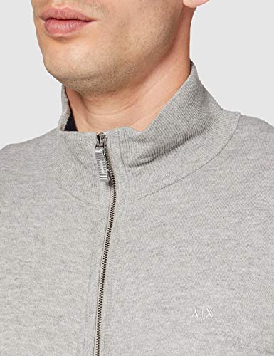 Armani Exchange 8nze73 Chaqueta Punto, Gris (Bc06 Alloy Heather 3901), XX-Large para Hombre