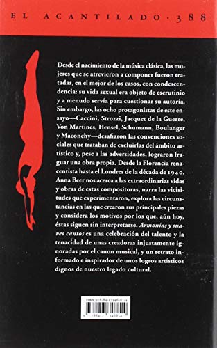 Armonías y suaves cantos: Las mujeres olvidadas de la música clásica: 388 (El Acantilado)