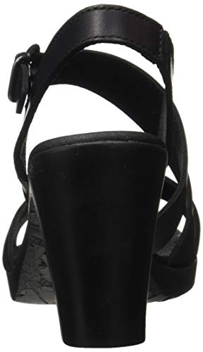 Art Rio, Sandalia con talón Mujer, Black, 38 EU
