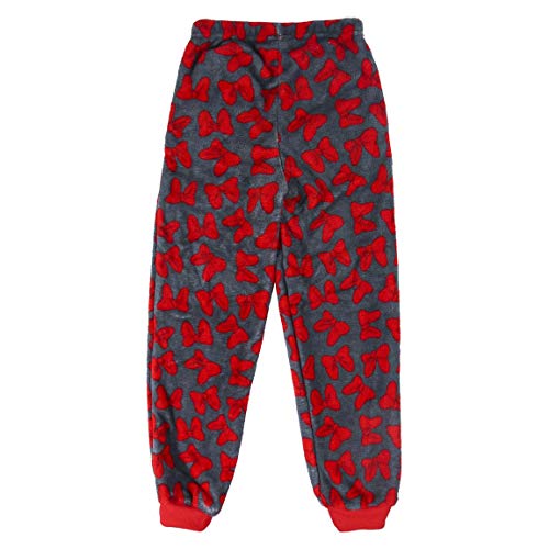 Artesania Cerda Pijama Largo Coral Minnie Conjuntos, Rojo (Rojo C06), 10 Años para Niñas