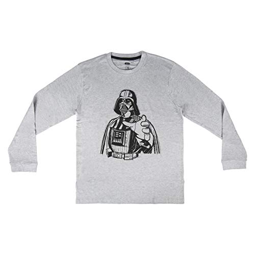 Artesania Cerda Pijama Largo Star Wars Conjuntos, Gris (Gris C13), L para Niños