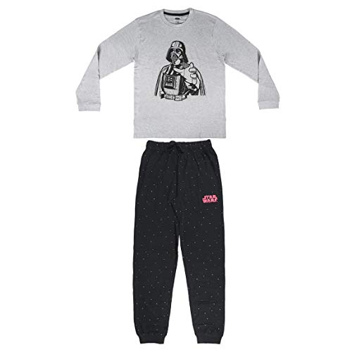 Artesania Cerda Pijama Largo Star Wars Conjuntos, Gris (Gris C13), L para Niños
