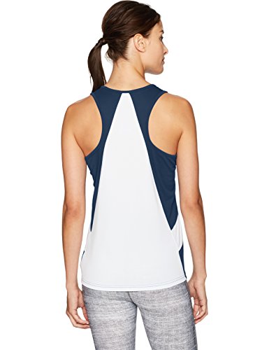 ASICS Camiseta de Manga Corta para Mujer, Mujer, TF3378, Azul y Blanco, XS