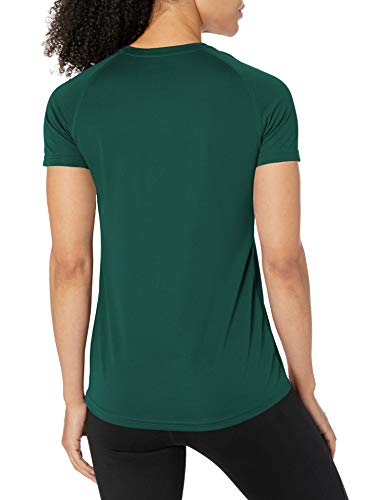 ASICS Circuit 8 - Camiseta de Manga Corta para Mujer, Mujer, Manga Corta, XT3261, Bosque, L