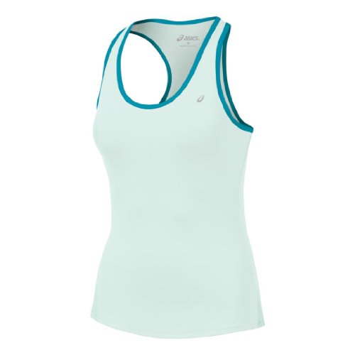 Asics Emma Racerback femenino, luz azul / esmalte, X-Large