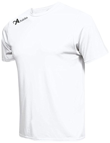 Asioka 130/16 Camiseta Deportiva, Unisex Adulto, Blanco, M