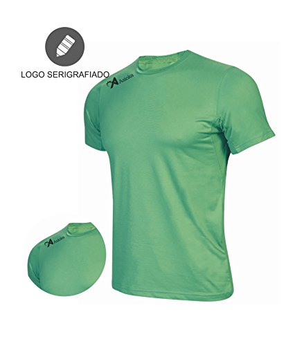 Asioka 130/16 Camiseta Deportiva, Unisex Adulto, Verde, L