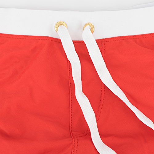 Ateid Bañador de Natación Boxer para Hombre Rojo L