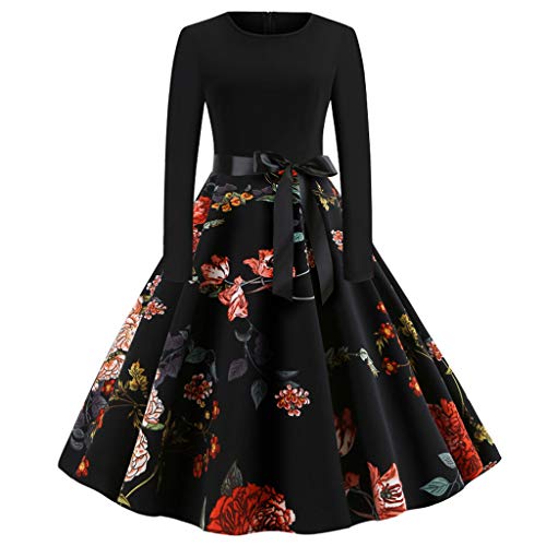 Auifor Desigual Mujer Vestido Dorado elee Embarazada Encaje época Fiesta niña Floral Flores Frozen Vestido Gasa Mujer gotico Hombre ibicenco Blanco Invierno Juvenil Lactancia Largo