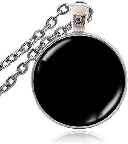 BACKZY MXJP Collar 25 Mm Cabujón Colgante Collares Perro Lobo Mascota Moda Animal Arte Cristal Cabujón Collar Mujer Hombre Niñas Joyería Regalo