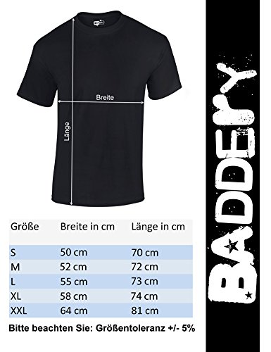 Baddery Camiseta: Just Fish it - Pescado - Pescador/T-Shirt Unisex/Trabajo/Pesca/Regalo para Pescador (M)