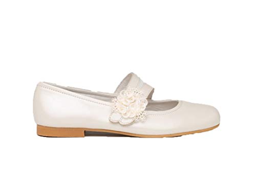 Bailarina Tul & Perlas Comunión AngelitoS Mod ANG-991 (Blanco, Numeric_36)