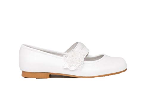 Bailarina Tul & Perlas Comunión AngelitoS Mod ANG-991 (Blanco, Numeric_36)