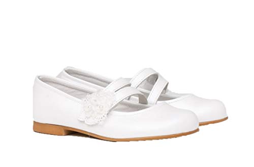 Bailarina Tul & Perlas Comunión AngelitoS Mod ANG-991 (Blanco, Numeric_36)