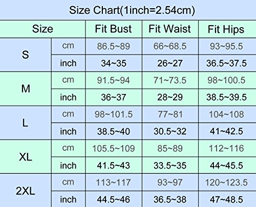 Bañador a Rayas de Mujer Bikini Ropa de Baño de Una Pieza Negro Cuello en V L CL010979-1