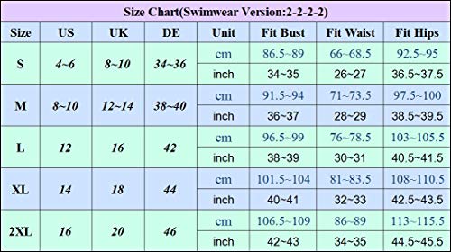 Bañador de Mujer Bikini Ropa de Baño de Una Pieza Cuello en V M CL010979-6