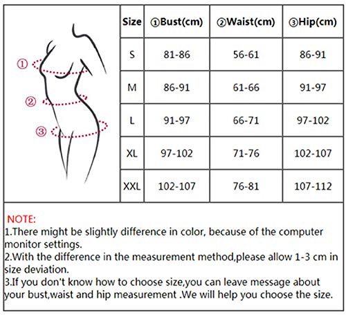 Bañador Faja Mujertraje De Baño Sexy Fuera del Hombro Traje De Baño De Una Pieza con Estampado Monokini Traje De Baño De Talla Grande Traje De Baño Traje De Baño-Pink_L