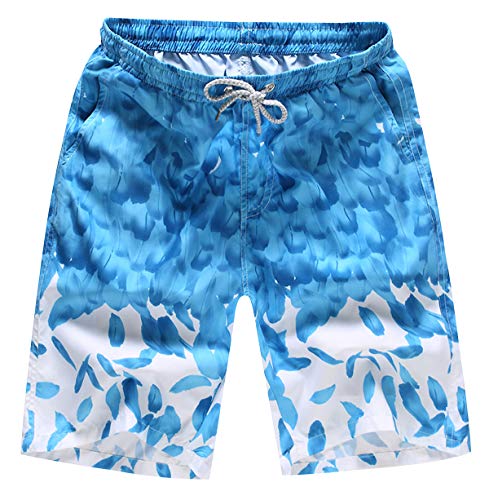 Bañador Natacion Hombre Bañadores Hombre Estampados Cortos Traje Trajes de Baño para Hombres Bañador Pantalon Piscina Surf Playa Deportivo Largo Pantalonetas Short de Baño Hombre Tallas Grandes M
