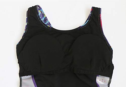 Bañadores de Mujer Ropa de Baño de Una Pieza Deportive Secado Rápido Elástico Traje de natación