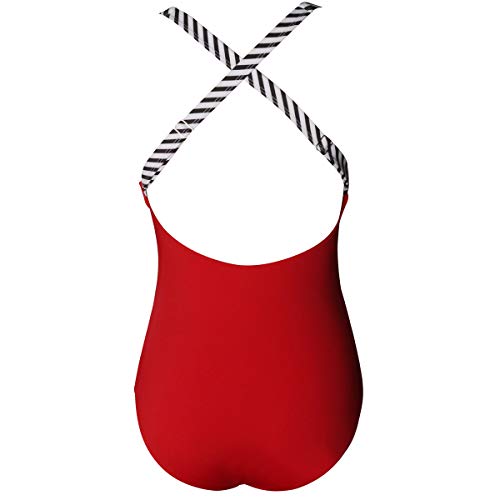 Bañadores Mama e Hija Mujer Escote V Espalda Descubierta Leopardo Rayas Natacion Trajes de Baño de Una Pieza Bikinis Niña Trikini Chica en Bañador Moldeador Vientre Plano Push Up Piscina Surf Mujeres