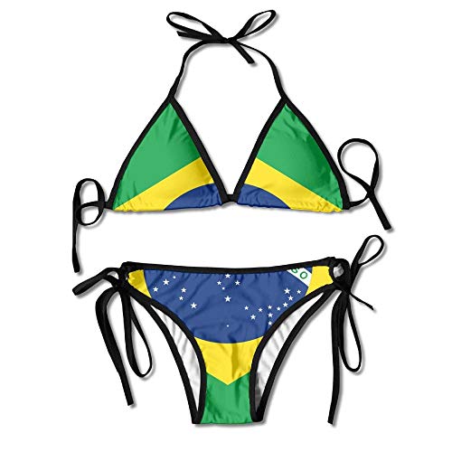 Bandera De Brasil Trajes De Baño Bikinis Tanga Traje De Baño para Playa Playa Natación